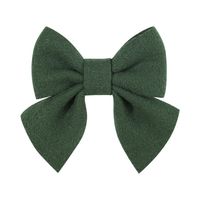 Fashion Solid Color Bow Knot Cloth Hair Clip sku image 9