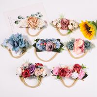 Fashion Flower Bow Knot Elastic Band Hair Band main image 1