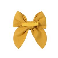 Sweet Solid Color Polyester Bow Knot Hair Clip main image 5