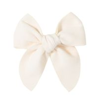Sweet Solid Color Polyester Bow Knot Hair Clip sku image 12