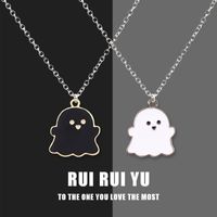 Funny Grimace Alloy Plating Halloween Unisex Pendant Necklace main image 3