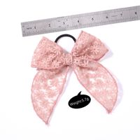 Sweet Bow Knot Cloth Flowers Hair Tie main image 5