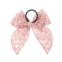 Sweet Bow Knot Cloth Flowers Hair Tie main image 3