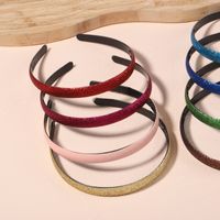 Simple Style Solid Color Polyester Hair Band main image 5