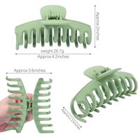 Fashion Solid Color Arylic Hair Claws main image 5