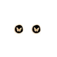 Sweet Butterfly Alloy Butterfly Alloy Ear Studs 1 Pair main image 5