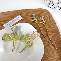 Sweet Flower Alloy Hairpin Hair Claws main image 1