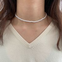 New Fashion Simple  Pearl Necklace sku image 4