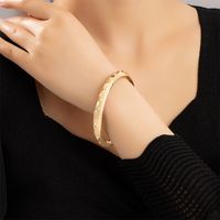 Casual Rhombus Alloy Plating Bangle main image 1