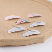 Cute Water Droplets Cloth Hair Clip 1 Set main image 3