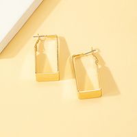 Simple Style Geometric Alloy Plating Earrings main image 4