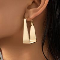 Simple Style Geometric Alloy Plating Earrings main image 1