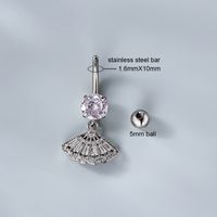 Belly Rings Fashion Geometric 316 Stainless Steel  Copper Plating Zircon main image 5