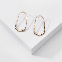 Mode Gros Bijoux Simple Métal Vent Géométrie Goutte D&#39;eau Alliage Exagéré Grosses Boucles D&#39;oreilles En Gros Nihaojewelry sku image 2