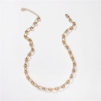 Fashion Environmental Protection Alloy Handmade Chain Mid-length Necklace Wholesale sku image 1