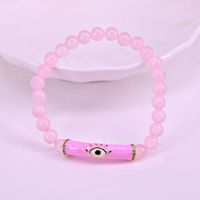 Einfacher Stil Auge Kupfer Armbänder Perlen Emaille Vergoldet Kupfer Armbänder main image 4