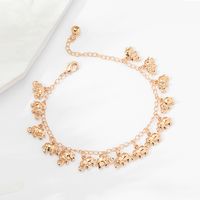 Casual Elephant Copper Gold Plated Anklet main image 3