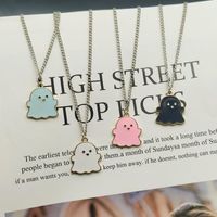 Cute Ghost Alloy Halloween Unisex Pendant Necklace main image 1