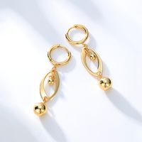 Shiny Geometric Copper Earrings Plating Copper Earrings sku image 1