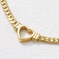 Ig Style Heart Shape Stainless Steel Plating Necklace main image 4