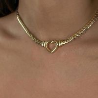 Ig Style Heart Shape Stainless Steel Plating Necklace main image 2