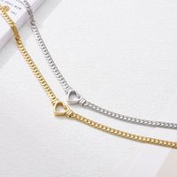 Ig Style Heart Shape Stainless Steel Plating Necklace main image 3