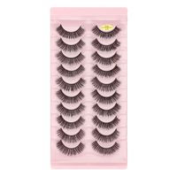 New Curling Natural Thick False Eyelashes 10 Pairs sku image 6