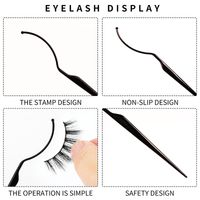 New Plastic Fairy Grafting Eyelashes Presenter 3d False Eyelashes Wearing Display Aid Eyelash Tools main image 5