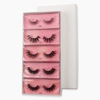 3d Three-dimensional Natural Thick 1 Pair Of Imitation Mink False Eyelashes main image 3