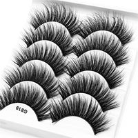 Fashion 5 Pairs Artificial Mink Hair Natural Thick False Eyelashes Wholesale main image 5