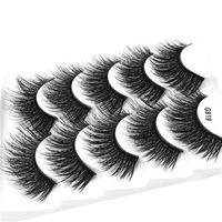 Fashion 5 Pairs Artificial Mink Hair Natural Thick False Eyelashes Wholesale main image 4