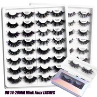 Fashion New Butterfly Multi-layer Thick Cross Artificial Mink Hair False Eyelashes main image 4