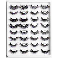 Fashion New Butterfly Multi-layer Thick Cross Artificial Mink Hair False Eyelashes sku image 1