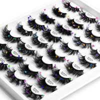 Fashion New Butterfly Multi-layer Thick Cross Artificial Mink Hair False Eyelashes main image 6