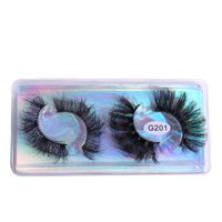 Fashion New Multi-layer Thick Cross Artificial Mink Hair False Eyelashes sku image 1