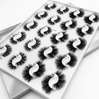 Fashion New 20 Pairs Mink Hair Three-dimensional False Eyelashes sku image 5