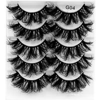 Fashion New  8d Fluffy Multi-layer Thick Cross Artificial Mink Hair False Eyelashes sku image 4