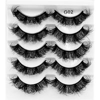 New Multi-layer Thick Eyelash Curved Fluffy False Eyelashes sku image 2