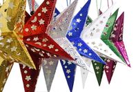 Christmas Star Paper Party Decorative Props main image 3