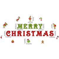 Christmas Letter Tree Pvc Outdoor Decorative Props sku image 7