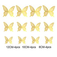 Mode Papillon Papier Autocollant Mural sku image 74