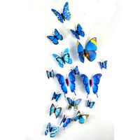 Mode Schmetterling Pvc Wandaufkleber sku image 6