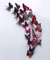 Mode Schmetterling Pvc Wandaufkleber sku image 8