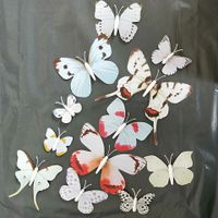 Mode Schmetterling Pvc Wandaufkleber sku image 3