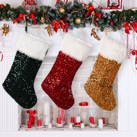 Christmas Solid Color Cloth Party Hanging Ornaments main image 5