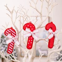 Christmas Sock Snowflake Cloth Party Hanging Ornaments sku image 4