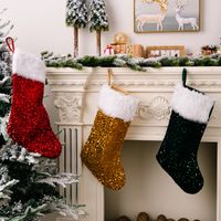 Christmas Solid Color Cloth Party Hanging Ornaments main image 3