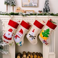 Christmas Christmas Tree Santa Claus Snowman Cloth Party Hanging Ornaments main image 1