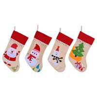 Christmas Christmas Tree Santa Claus Snowman Cloth Party Hanging Ornaments main image 5