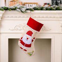 Christmas Christmas Tree Santa Claus Snowman Cloth Party Hanging Ornaments sku image 1